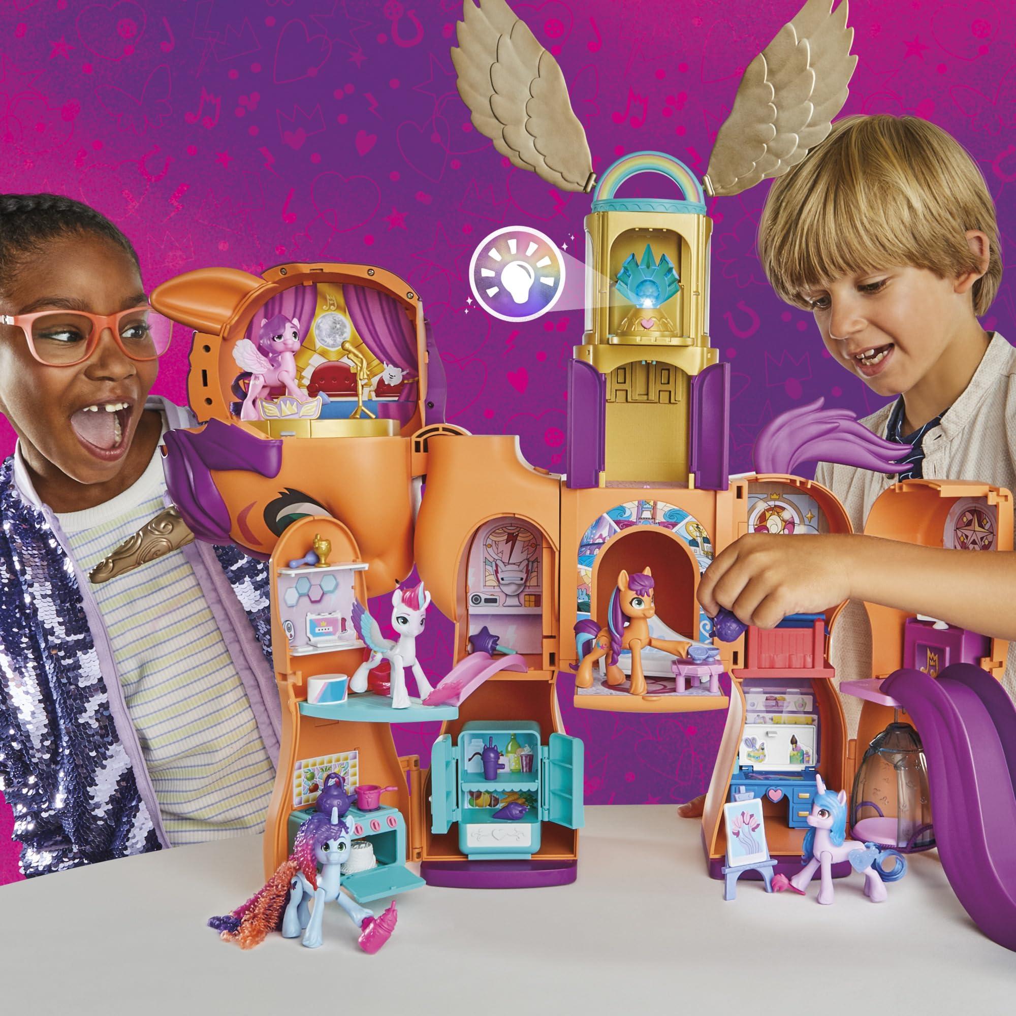 My Little Pony My Little Pony Sunny's 2-in 1 Playset, 25-Inch-Tall Transforming Doll with Figure and Accessories + Duracell Coppertop AAA Batteries 8 Count with Power Boost Ingredients (Bundle)