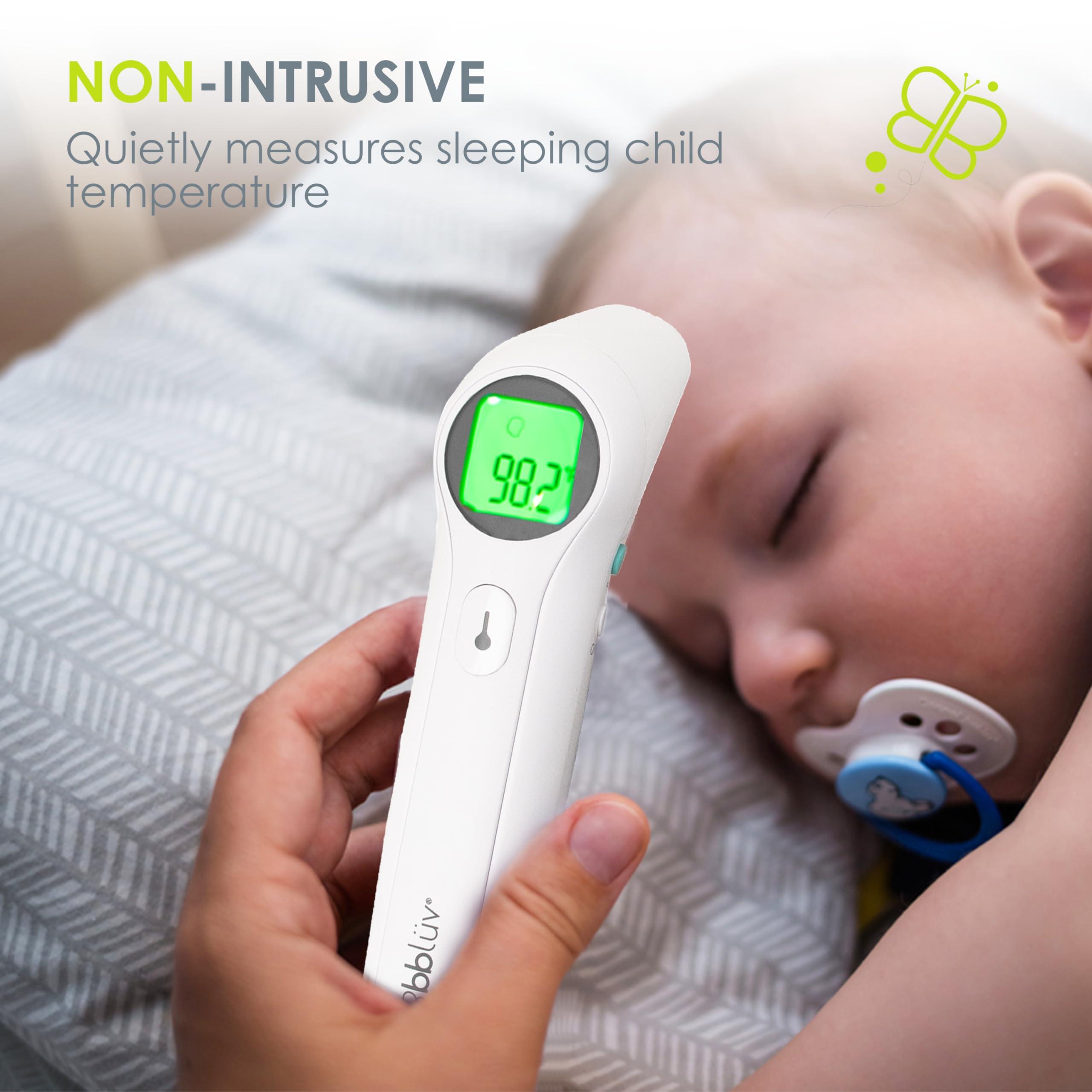 bblv bblv - Or - Non-Contact Digital Infrared Thermometer, Ear Thermometer - 5 in 1 in LED Display, for Babies, Children, and Adults Tracking Fever Indicator Fast 1 Second Temperature