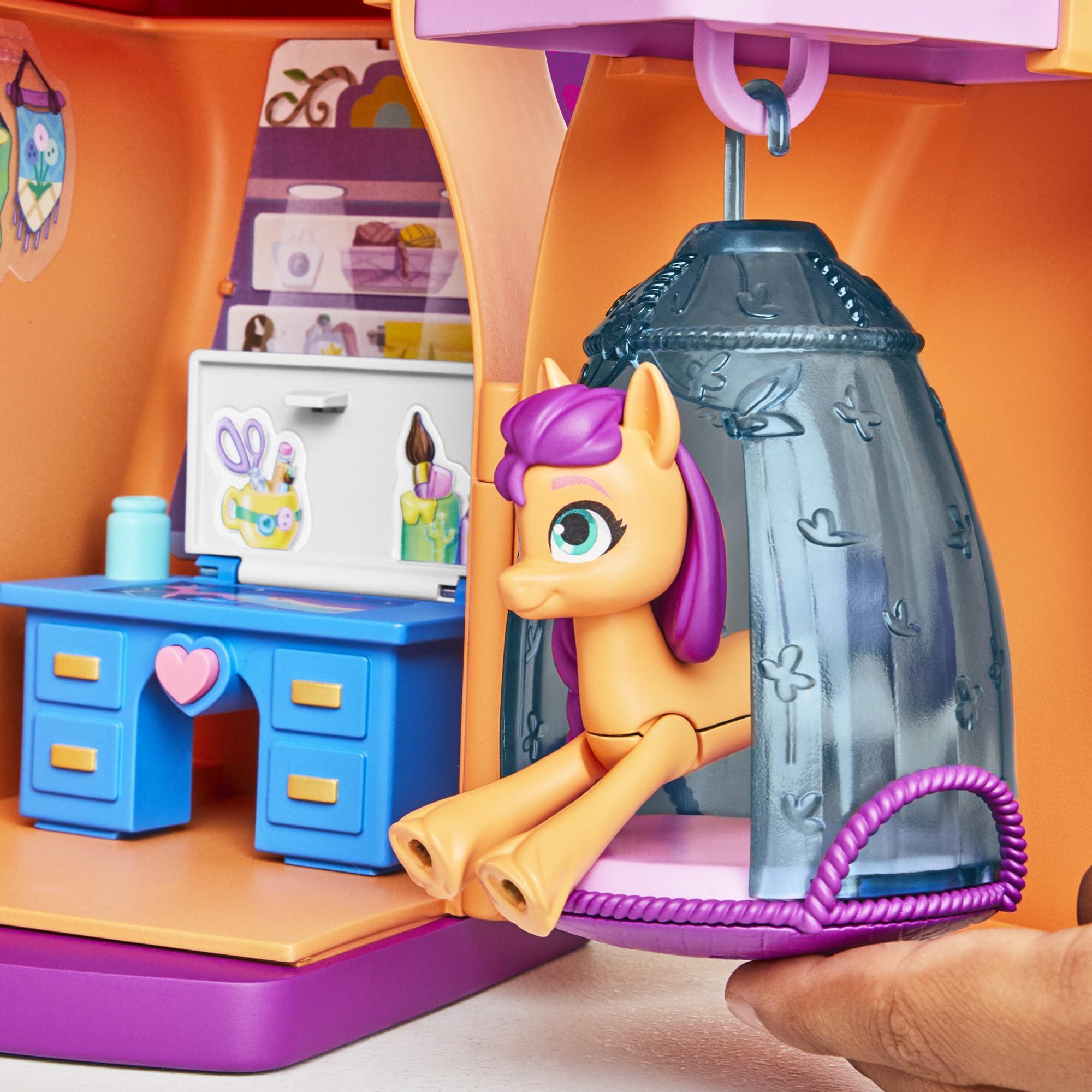 My Little Pony My Little Pony Sunny's 2-in 1 Playset, 25-Inch-Tall Transforming Doll with Figure and Accessories + Duracell Coppertop AAA Batteries 8 Count with Power Boost Ingredients (Bundle)
