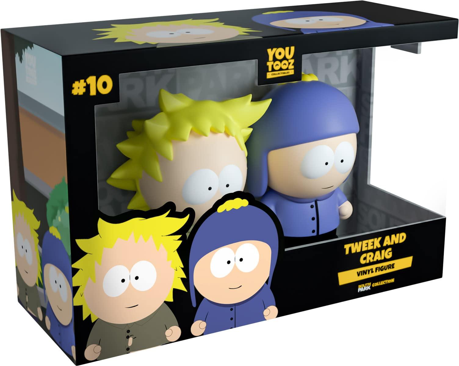 You Tooz You Tooz South Park Tweek and Craig Vinyl Figure Set, 3.4\'\' Highly Detailed Official South Park Action Figures Set from The Popular Animated TV Show - Youtooz South Park Collection, Blue, Yellow