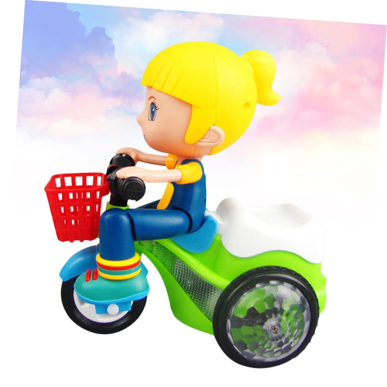 Hemoton HEMOTON Toy Tricycle for Boys and Girls Stunt and Intelligent Led Lights Easy to Install Random Color Toddler Bike