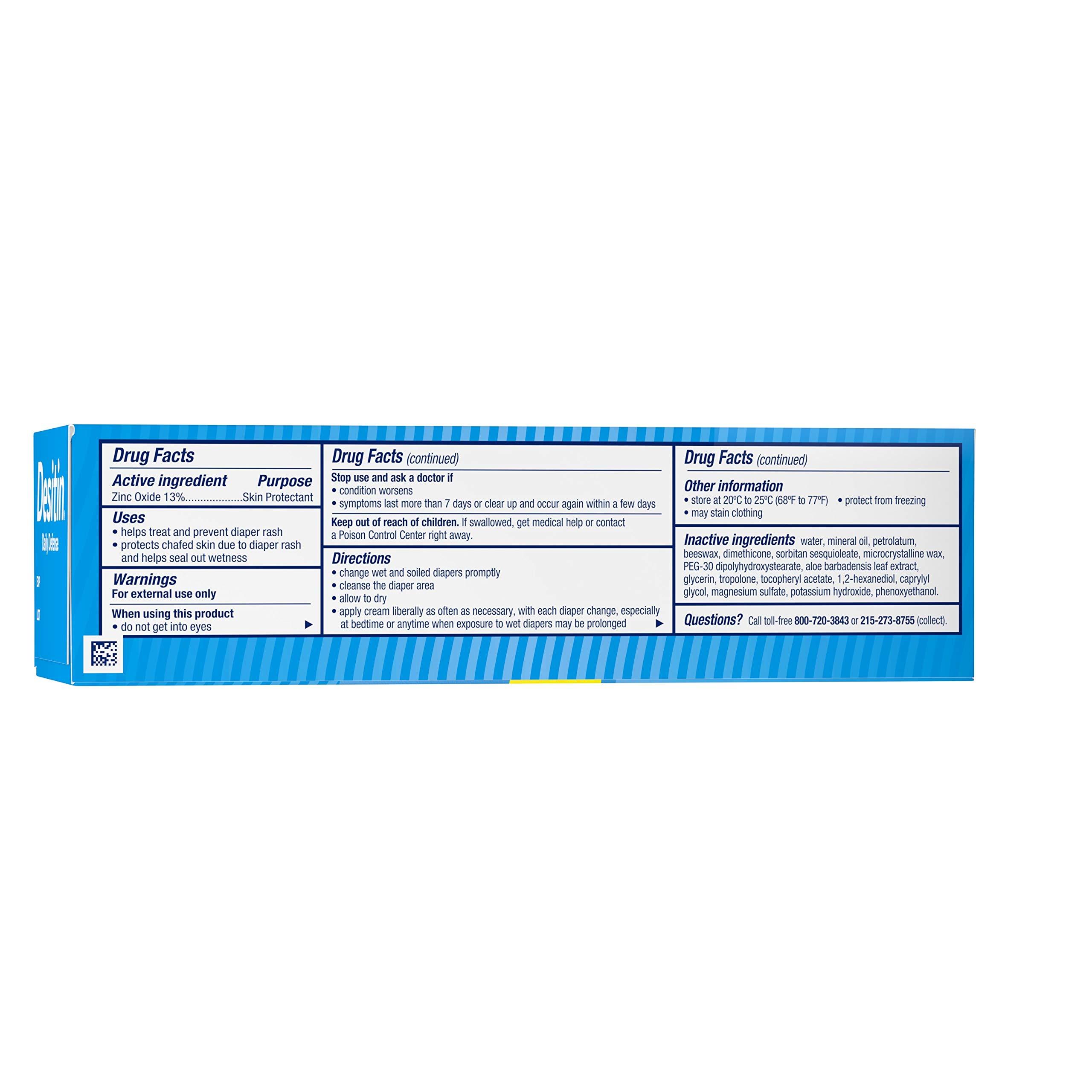 Desitin Desitin Daily Defense Baby Diaper Rash Cream with Zinc Oxide to Treat, Relieve & Prevent diaper rash, 4 oz