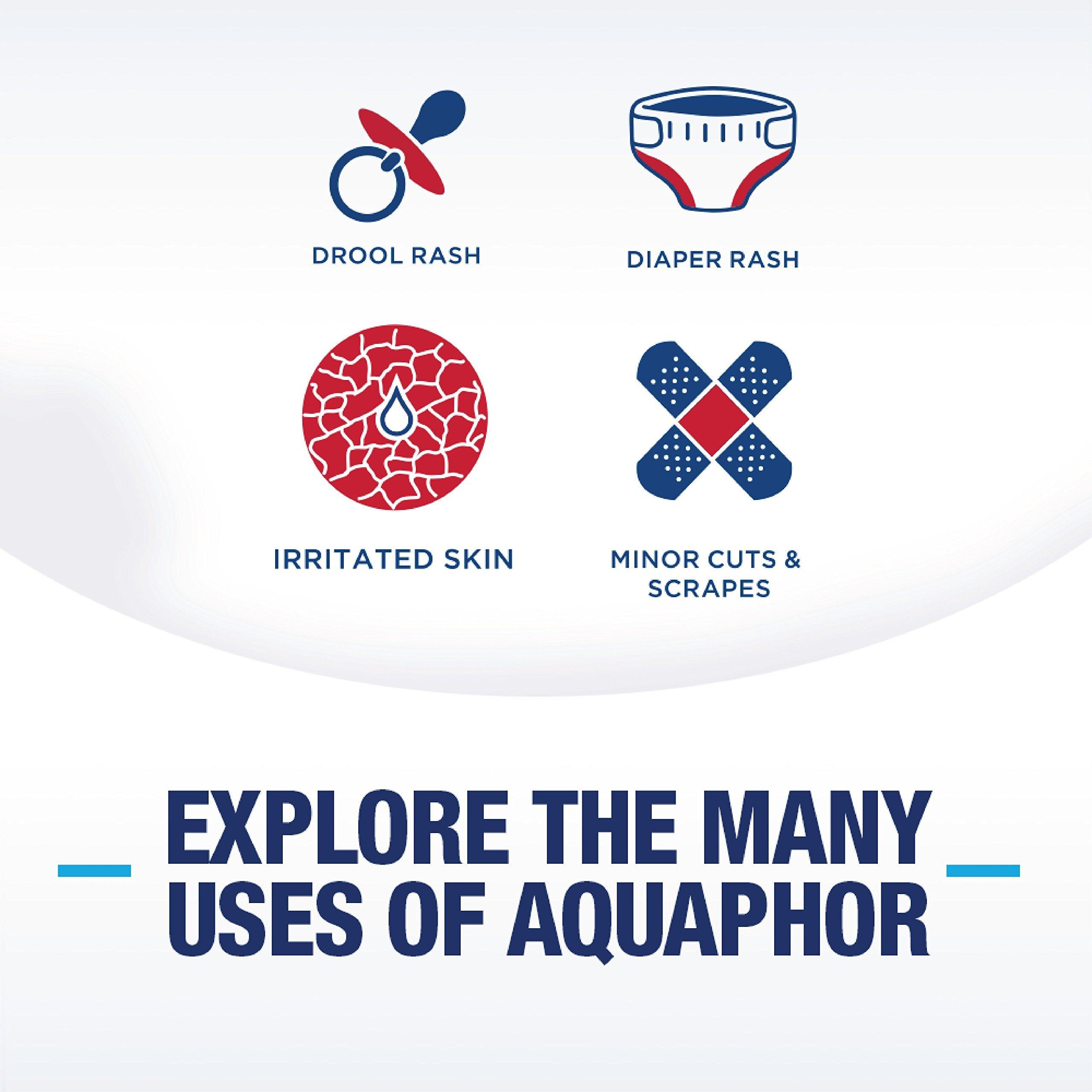 Aquaphor Aquaphor Baby Healing Ointment Advanced Therapy Skin Protectant, Dry Skin and Diaper Rash Ointment, 7 Oz Tube