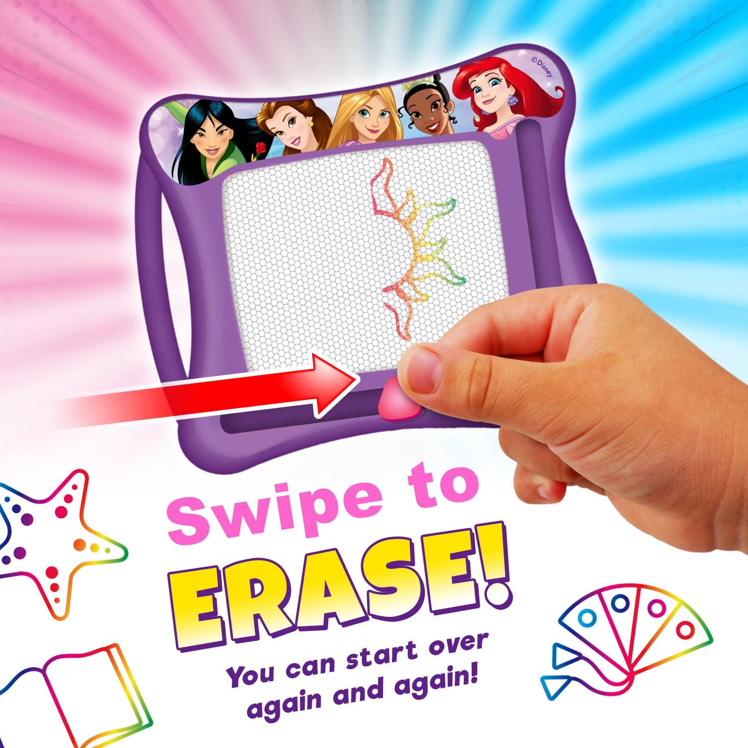 JA-RU JA-RU Disney Princess Magic Draw-Magnetic Drawing Pad (1 Pack). Drawing Kids Board Car Trip Toys | Mess-Free Small Kids Write Board | Creative Activities and Travel Entertainment.B-6906-1s
