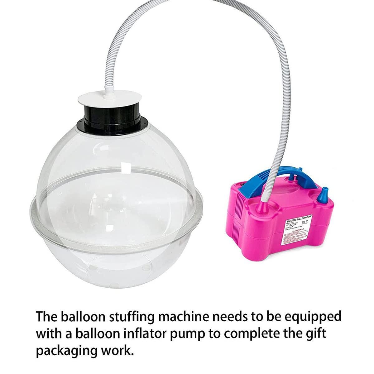 DOZPAL DOZPAL Balloon Gift Machine with Inflatable Pump, Balloon Stretcher Tool for Stuffing Filling Plush Toys Rose Balloon Bouquets - Wedding Christmas Birthday Party Gift