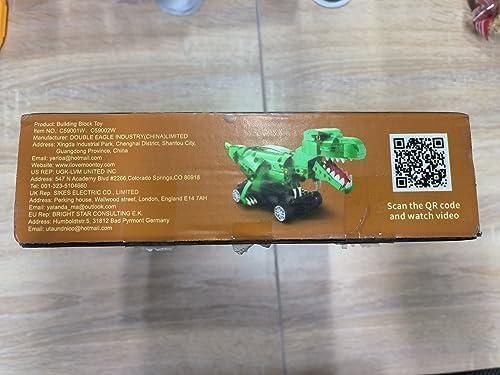 Yerloa Yerloa Dinosaur Toys for Kids 8-12 Jurassic Building Kits for Boys 6 7 8 9 10 11 12 + Year Old 343 Pcs Remote Control STEM Projects Building Toys Blocks Sets Educational Birthday Gift for Kid 5-7 8-12