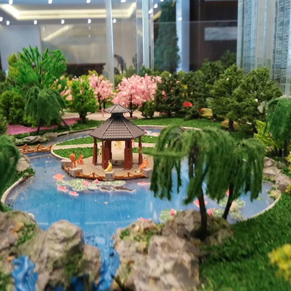 GNSN GNSN PVC Ripple Water Effect Sheet Basing Miniature Lake River Stream Diorama Scene Scenery Landscape DIY (Fine Lake,20x10 inch/50x27 cm)