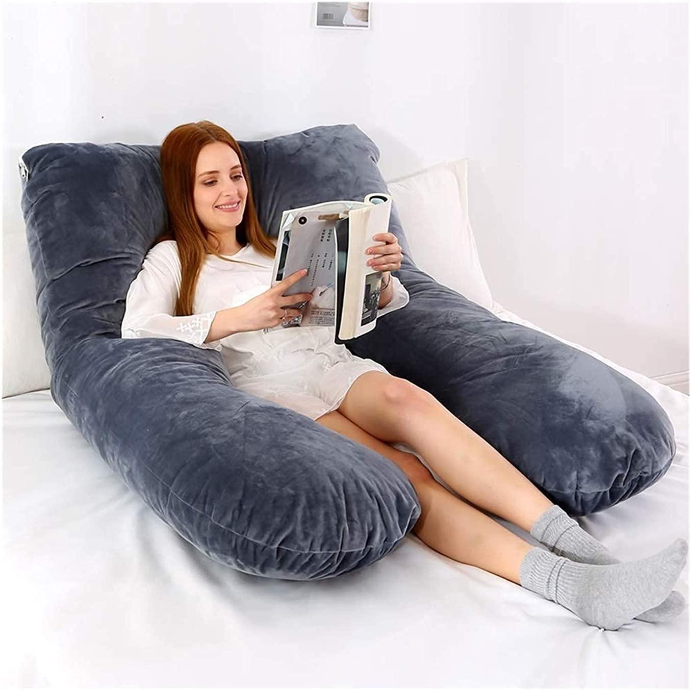 LIANGJUANG LIANGJUANG maternity pillow pregnancy body pillow body pillow for pregnancy Body Pillows for Adults U-Shaped Body Pillow Maternity Pillow for Sleeping Full Body Support, Body Pillow for Pregnant Women