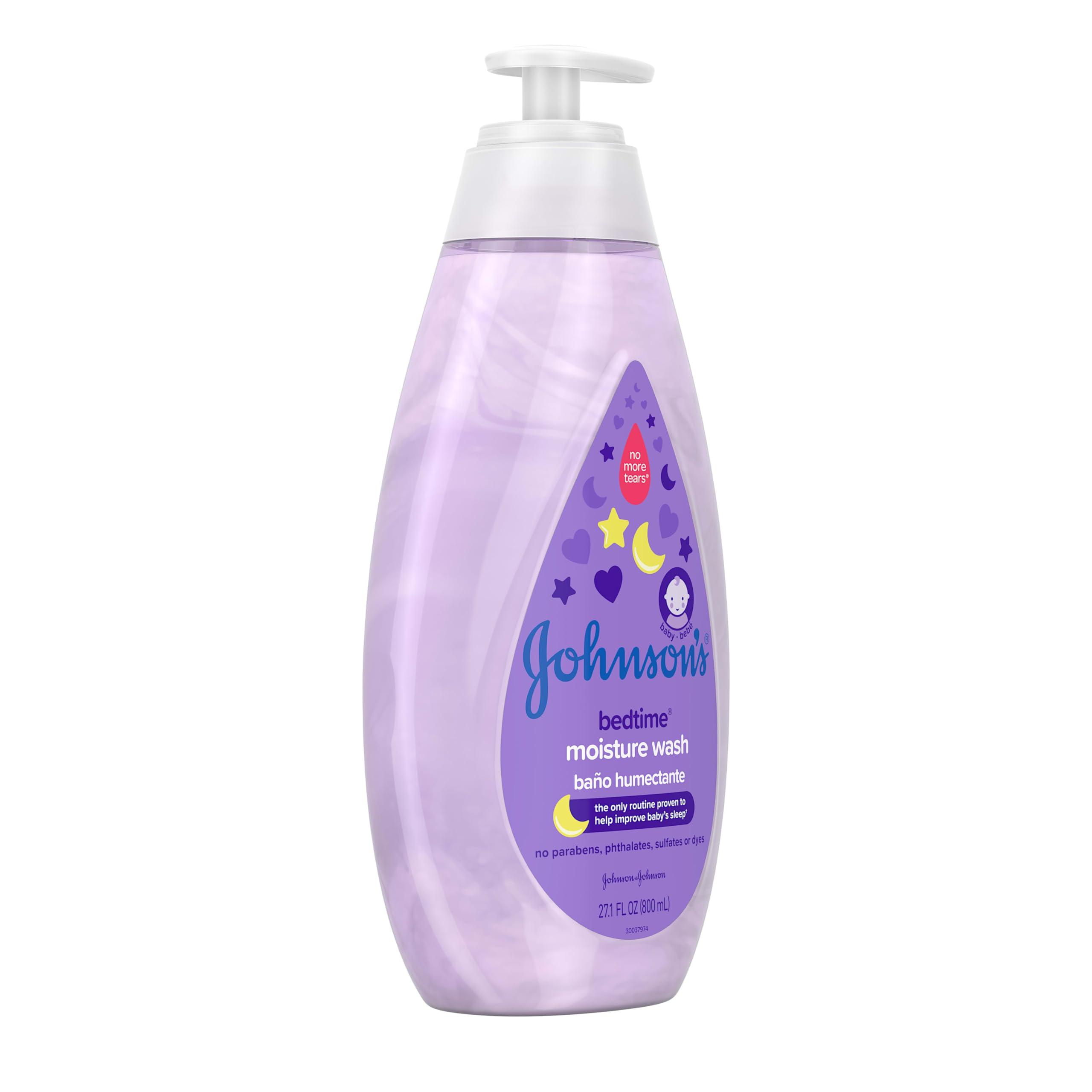 Johnson's Johnson's Baby Tear-Free Bedtime Baby Moisture Wash with Soothing NaturalCalm Aromas, 27.1 fl. oz