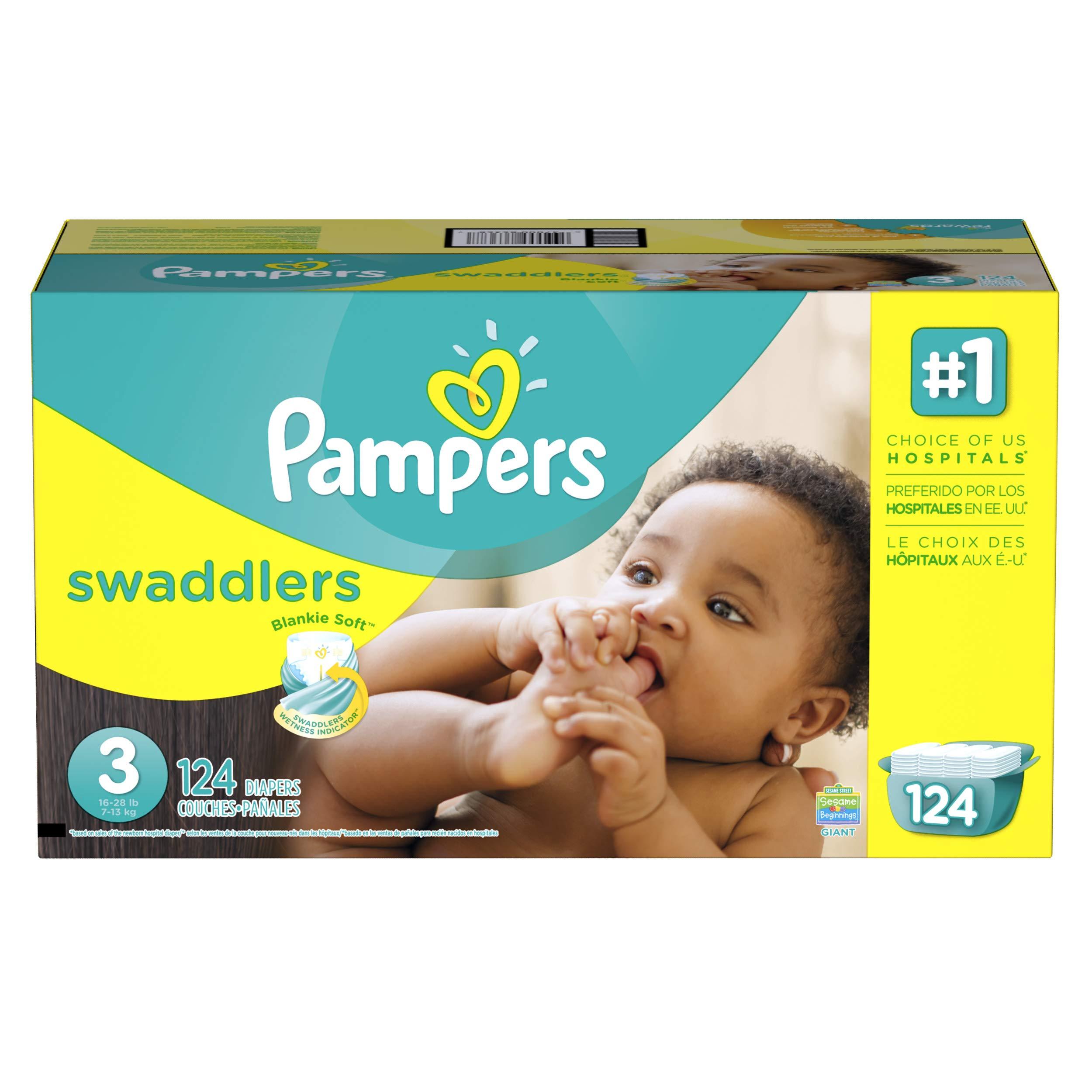 Pampers Pampers Swaddlers Diapers Size 3, 180 Count