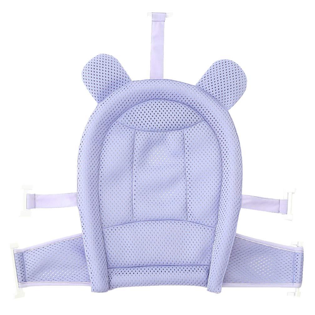 Healifty Baby Shower Net Bag Baby Bathtub Sit up Net Newborn Shower Sling Bath Seat Bathtub Tub Seat New Baby Shower Mesh Bathtub for Baby Car Pp Bath Tub Toddler