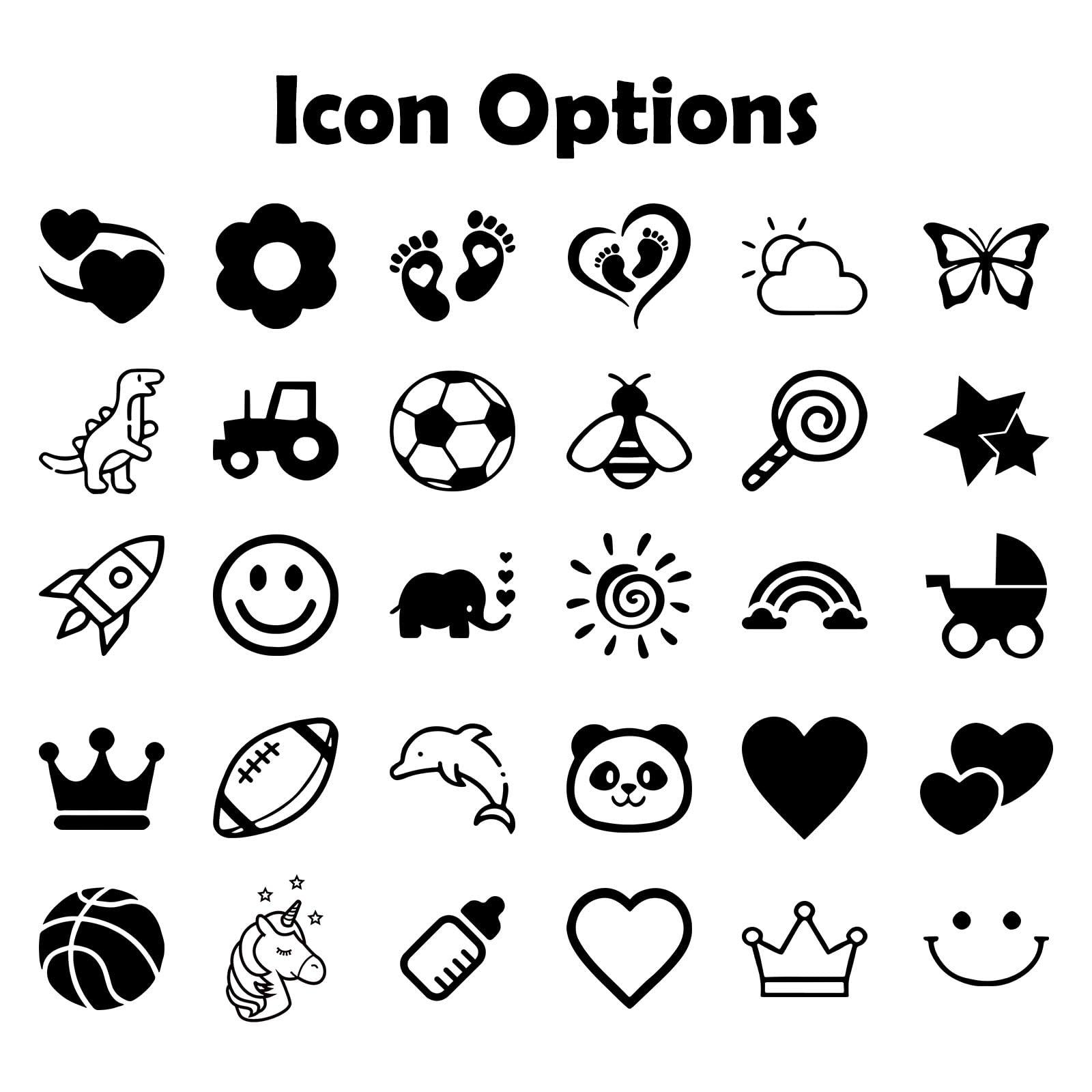 Yananka Custom Baby Bottle Labels Reusable Silicone Name Bands Personalized (up to 10Pcs) Waterproof Anti-Slip for Daycare Customized Newborn Girl Boy Kids Gift