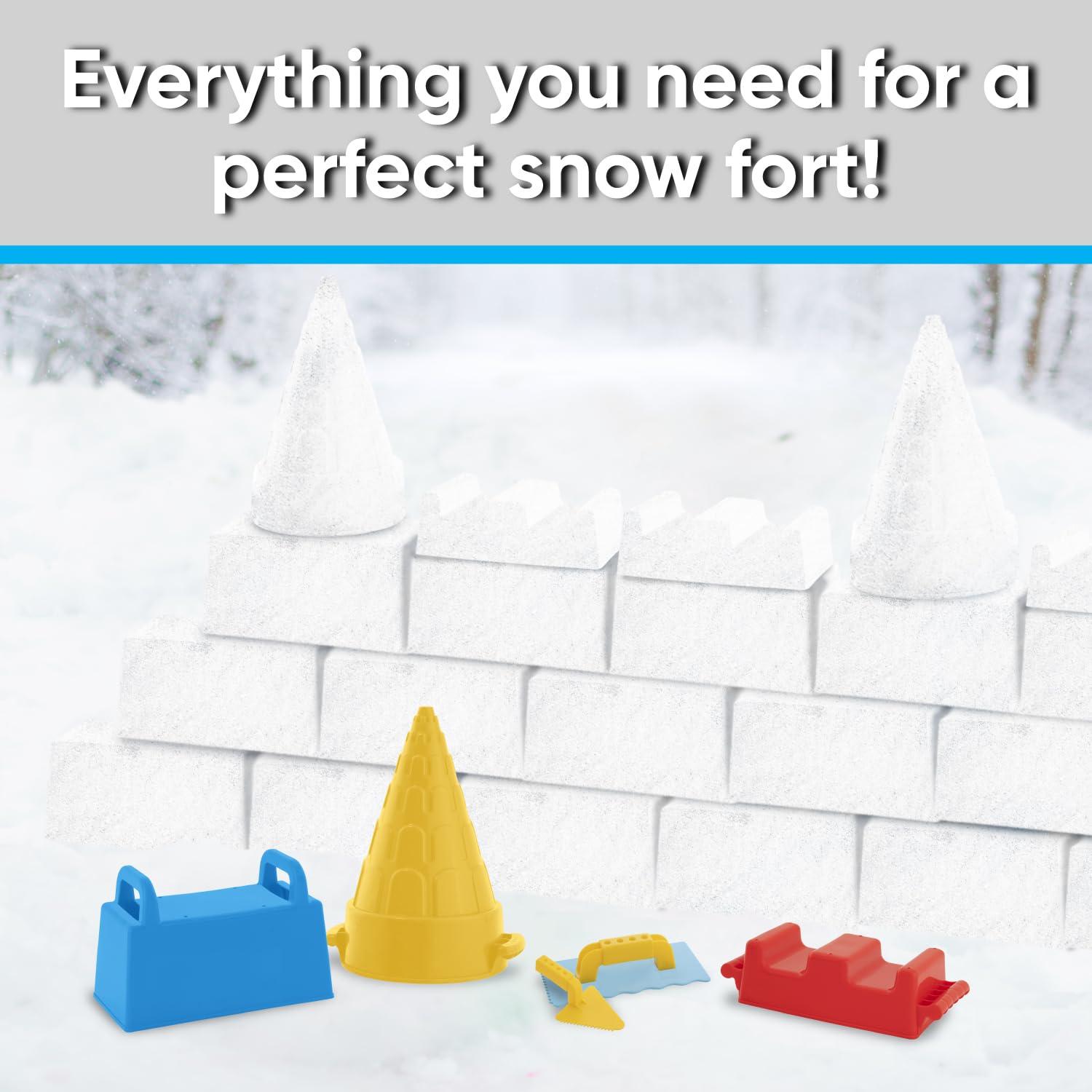 Superio Superio Sand Castle Building Kit, Sandbox Beach Sand Toys for Adults and Kids Snow Brick Maker, Igloo Fort Form Cone Shaper, Outdoor Winter Snow Toys (Red, 2)