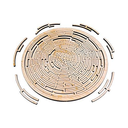 Torched Torched Mind-Bending Continuum Wooden Jigsaw Puzzle, Difficult Hard Tough Puzzles for Adults, 100 Pieces, 11.3” x 11.3”