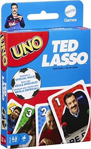 Mattel Games Mattel Games UNO Ted Lasso Card Game for Teens & Adults Inspired by the Popular Series for Game Night, Travel & Camping