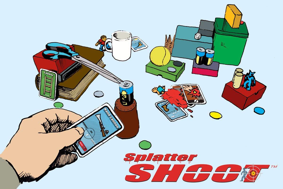 Game Absorber Splatter Shoot Board Game