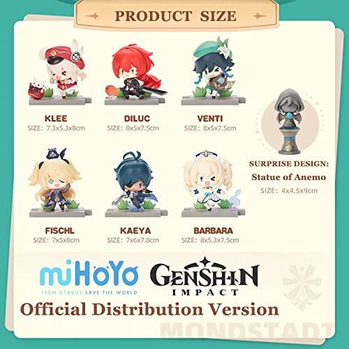 KOOLIYA KOOLIYA Genshin Impact Official Figure - Battle Stance Mondstadt Edition - Kaeya, Decoration Ornaments Best Gift Collection Toy for Anime Game Fan (Kaeya)