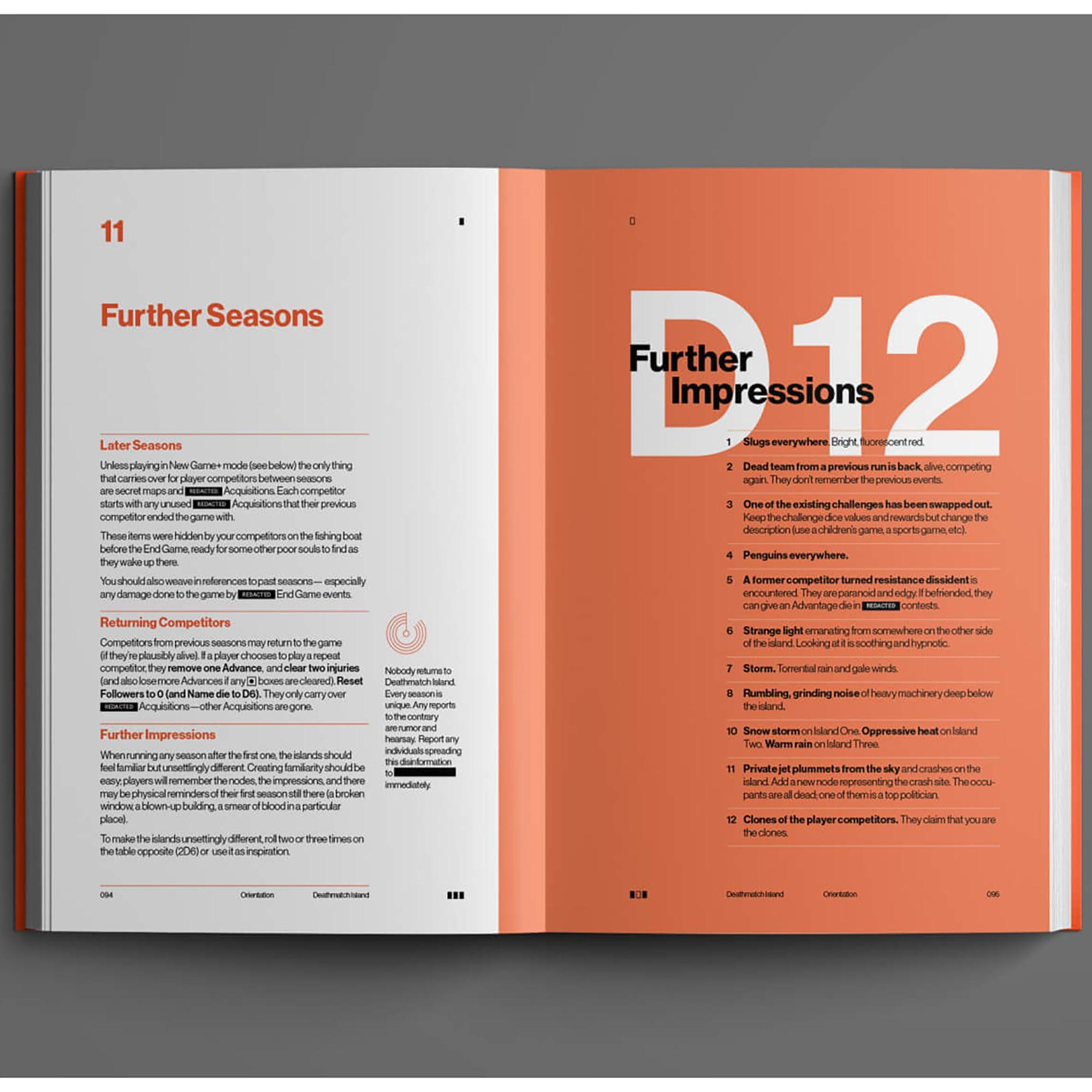 PARAGON Evil Hat Productions: Deathmatch Island - Hardcover Standalone RPG Book, Deadly Competition On Mysterious Islands, Narrative-First Focus, Ages 14+