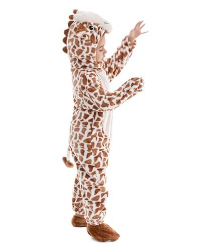 HSCTEK HSCTEK Newborn Giraffe Costume, Baby Giraffe Cosplay Infant Boys Girls, Toddler Halloween Onesie Suit Kids 3-6 Months