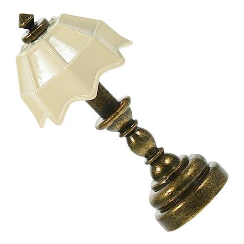 Tofficu 4pcs Mini Light Model Miniature Lamp Model Mini House Table Lamp Bedside Light Miniature Mini Lamp Miniature Furniture Model Micro Landscape Model Mini Bedside Light Creative Lamp