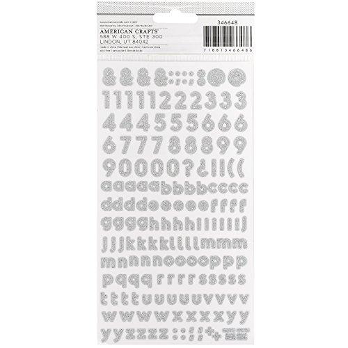 American Crafts American Crafts Stickers, Silver