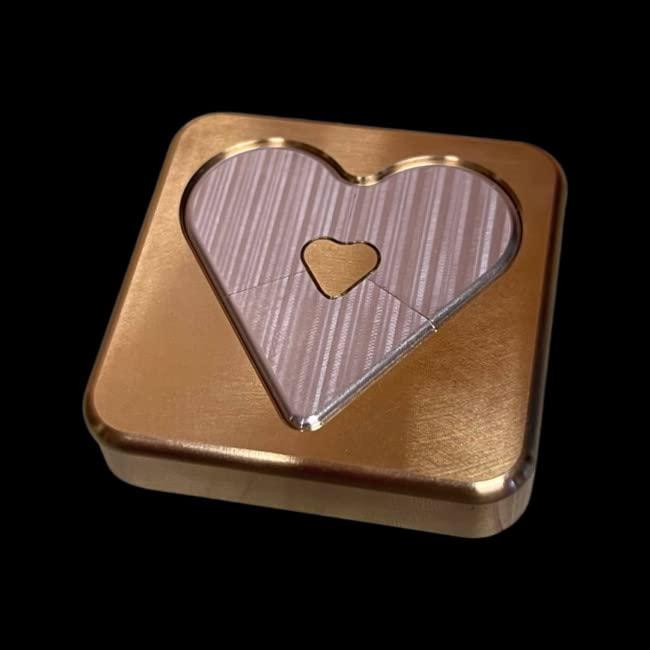 JP GAMES LTD Heart in Heart Puzzle - Luxury Collectible Metal Puzzle by Wil Strijbos, Streetwise Puzzles