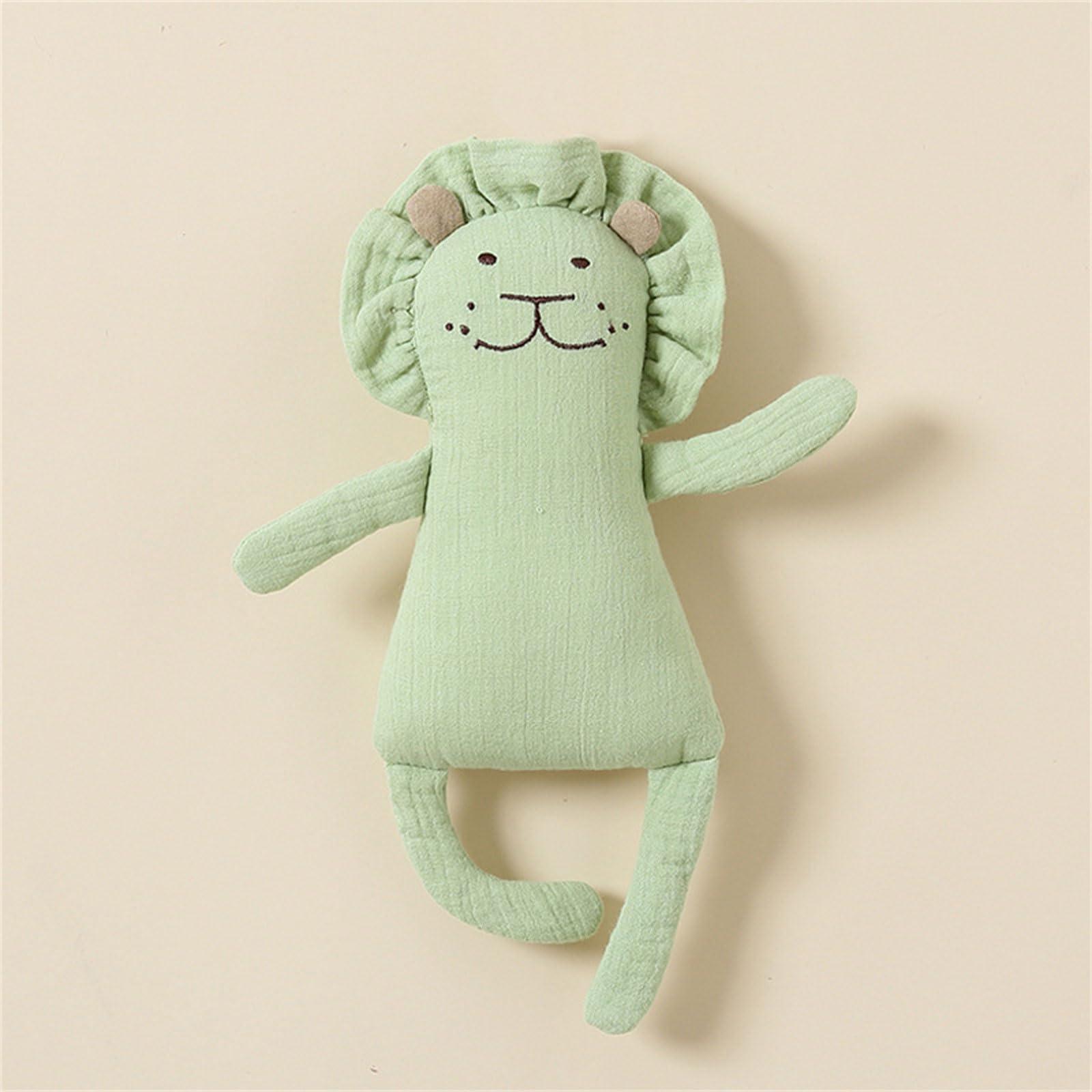 HOUNIIXIE Cartoon Newborn Soother Soothing Toy and Practical Pacifying Towel for Babies Provide Comfort and Security