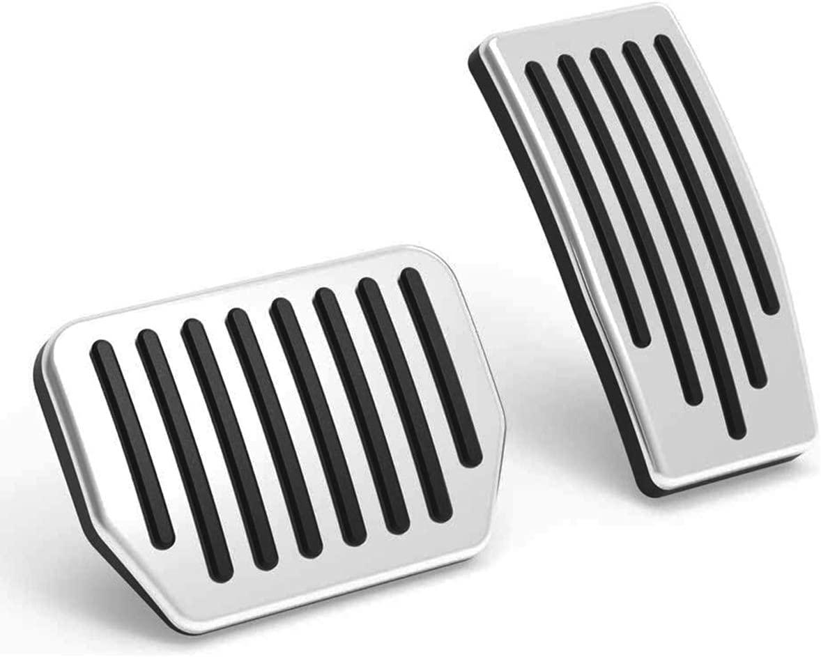 Kids ATV Parts Inc Kids ATV Parts Inc Aluminum Non-Slip Foot Pedal Pads Cover for 2022 2023 Tesla Model Y Model 3