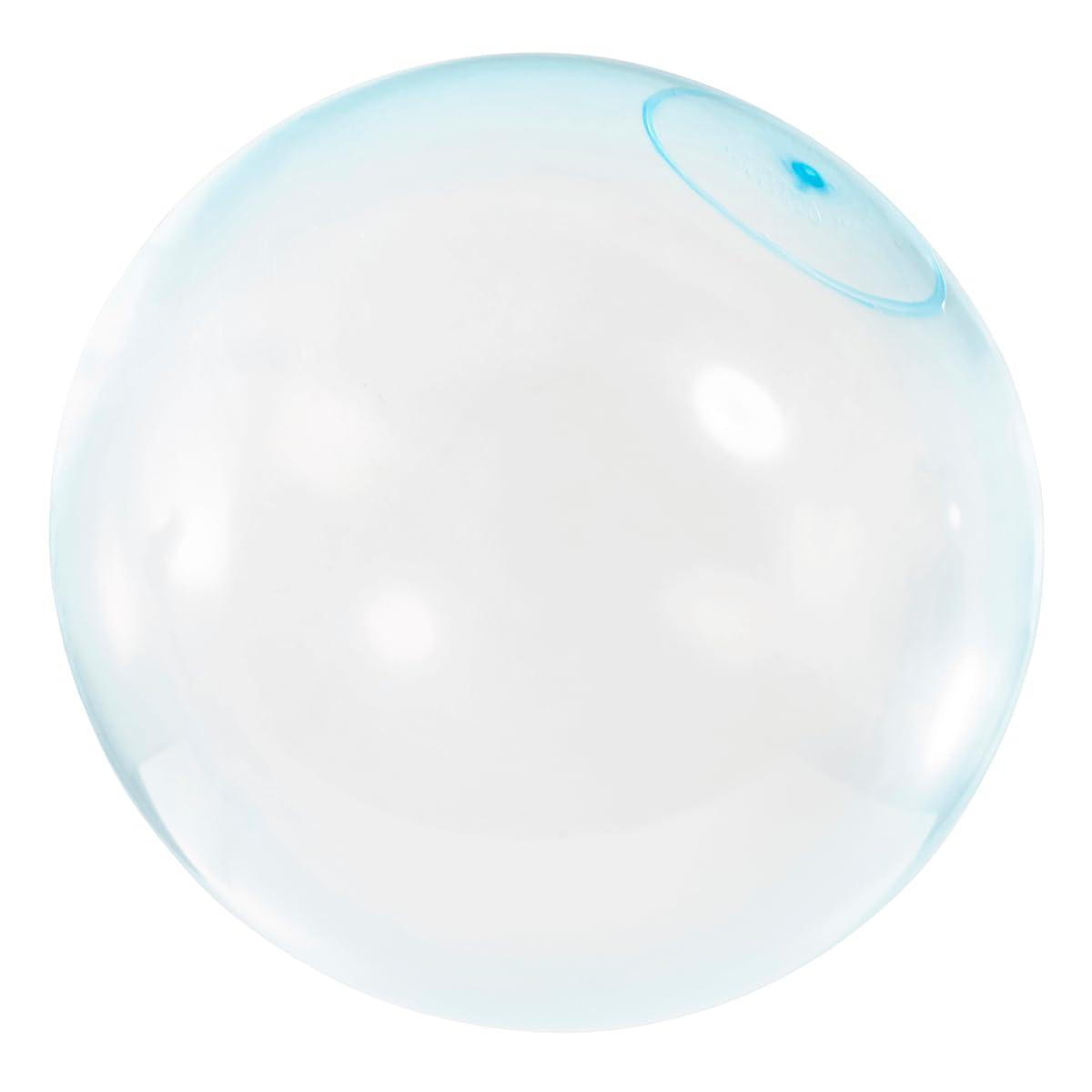 WUBBLE Wubble Super Bubble Ball - Blue (with Pump) | Looks Like a Bubble, Plays Like a Ball! | Inflates to 80cm Tall | Outdoor Garden Toys | Ages 6+ | Packaging May Vary