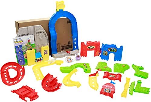 Fisher-Price Fisher-Price Little People Toddler Toy Sit n Stand Skyway Race Track Playset, 34+ Inches Tall, 2 Cars for Pretend Play Kids Ages 18+ Months