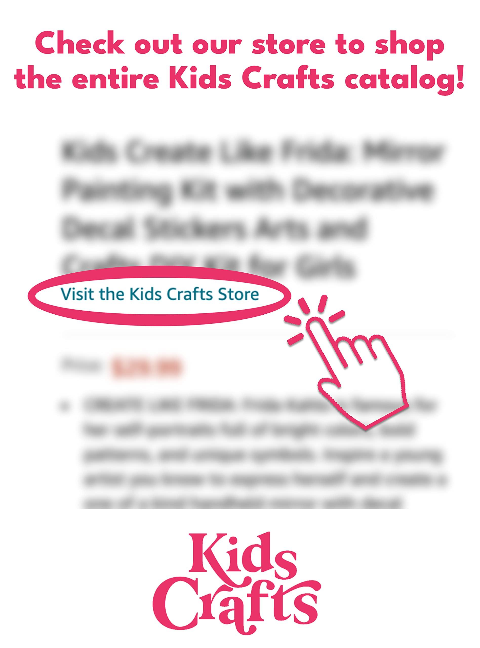 Kids Crafts Kids Crafts Rainbow Wall Hanging Arts & Crafts Kit - Fun DIY Craft Activity for Creative Gifts for 10 Year Old Girl