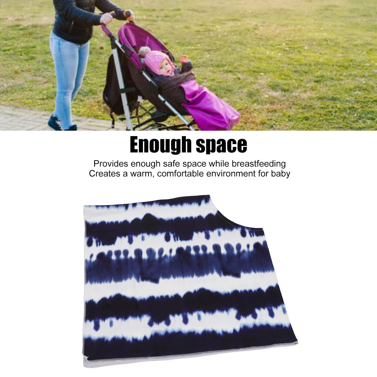 Tissting Nursing Cover for Baby Breastfeeding, Breathable Privacy Nursing Covers Soft Comfortable Breastfeeding Coverage Machine Washable Nursing Poncho for Babies(#1)