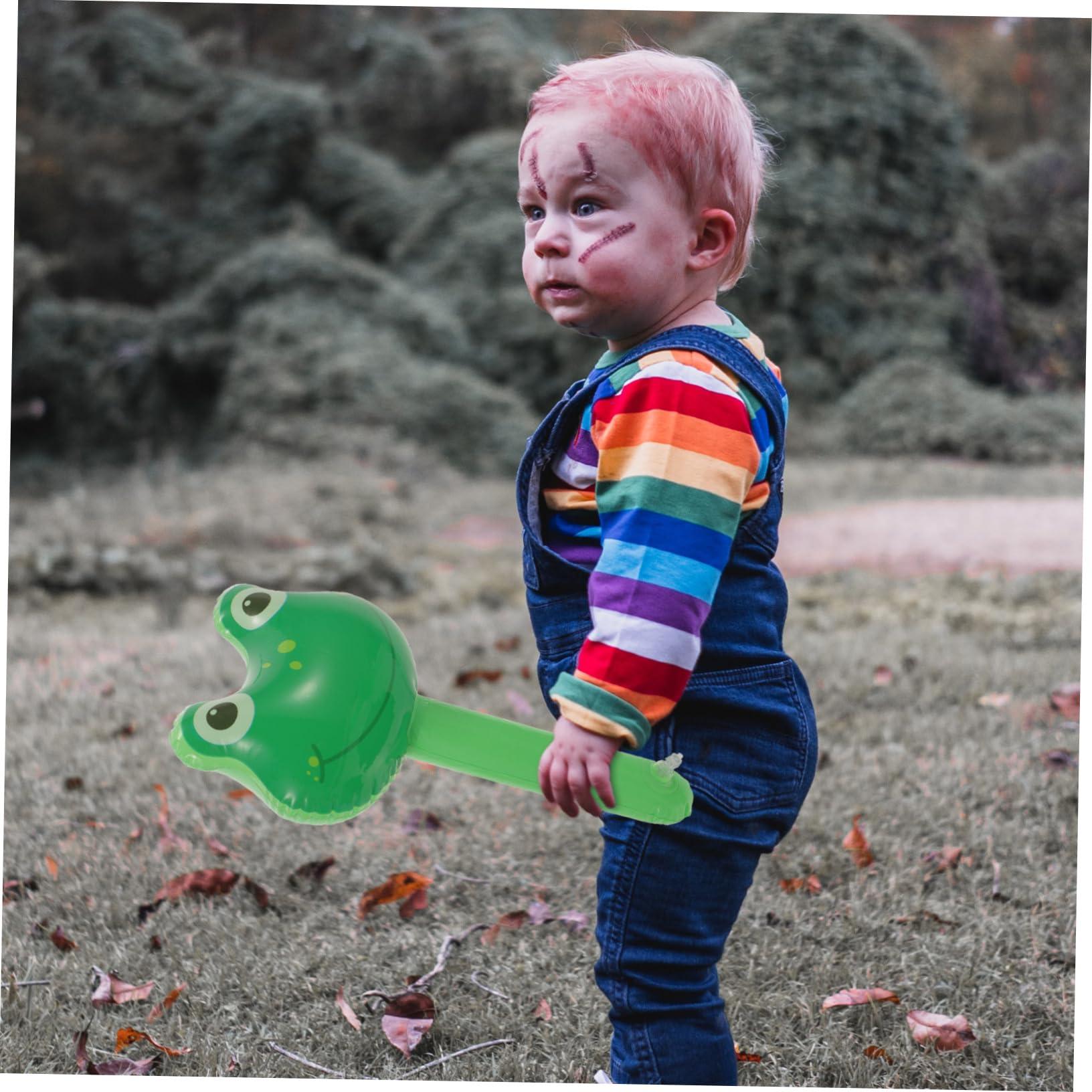 PRETYZOOM PRETYZOOM 10pcs Children\'s Inflatable Toys Balloon Toy Hammer Toy Blowing up Hammer Inflatable Mallet Pool Party Hammer Inflatable Hammer Party Favors Party Inflatable Toys Pool Toys