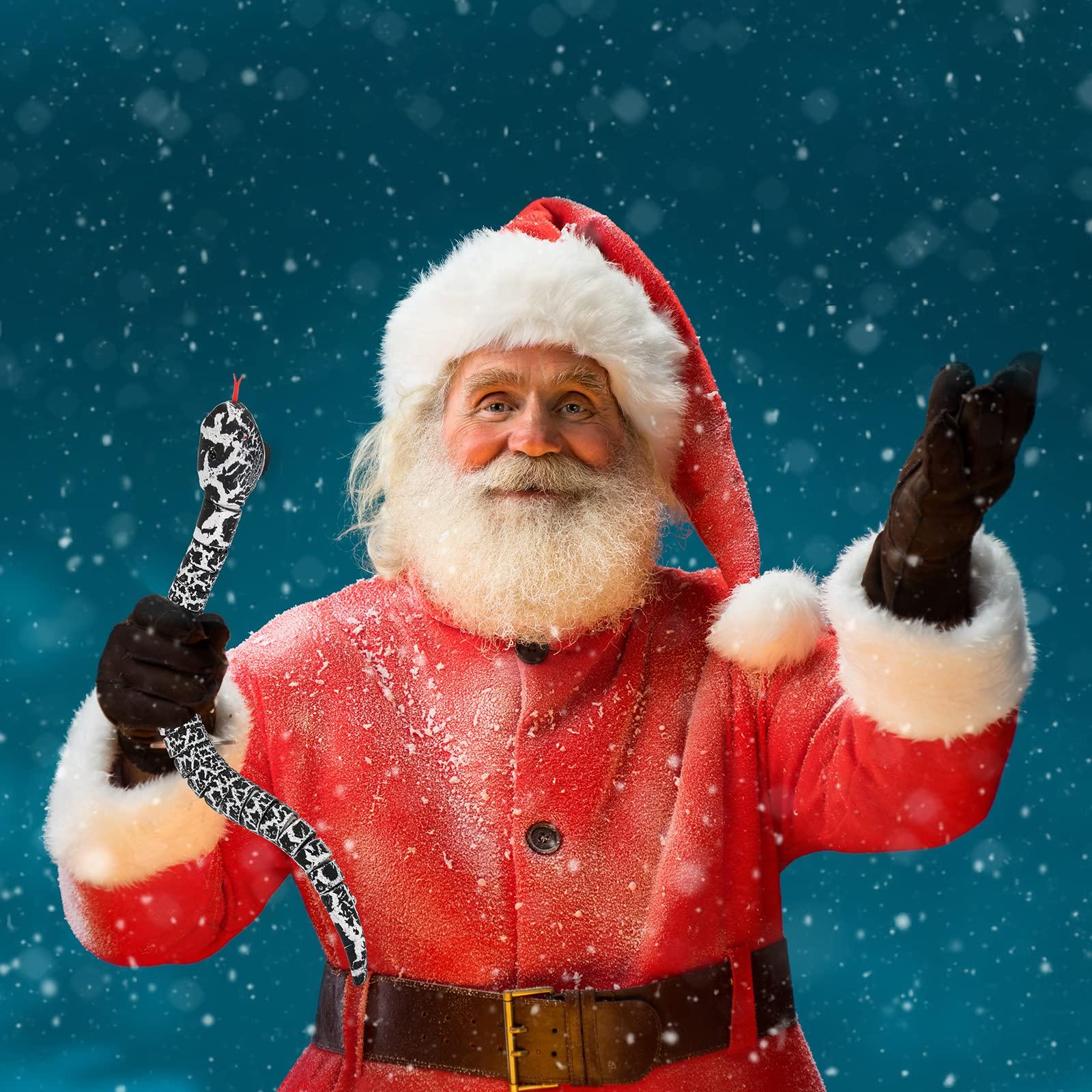 FauKait FauKait Remote Control Snake Toy RC&Robot Electric Snake Toy Fast Moving of Fake Rattlesnake Christmas Halloween Toys Party Favor Gifts Joke Prank for Kids Boys(Green)