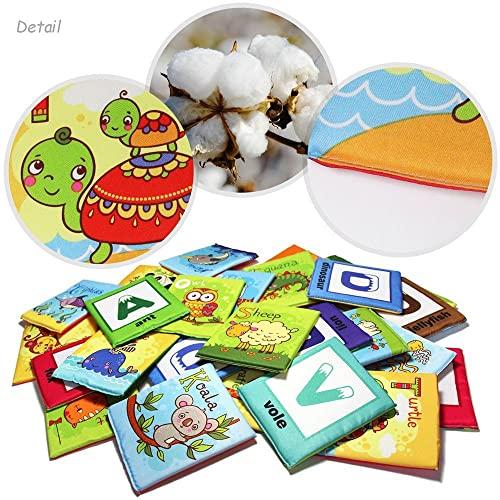 teytoy TEYTOY Baby Toy Zoo Series 26pcs Soft Alphabet Cards with Cloth Bag for Over 0 Years