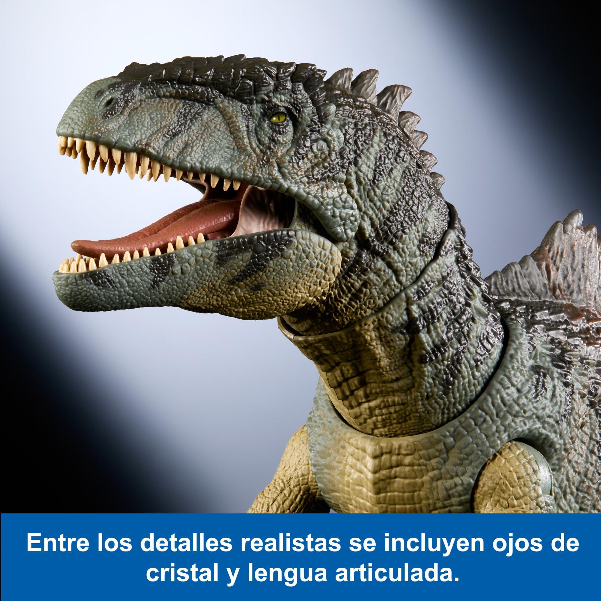 Mattel Mattel Jurassic World Dominion Hammond Collection Dinosaur Action Figure, Giganotosaurus Dino Toy with 21 Articulations, Glass Eyes, Wired Tail & Posable Tongue