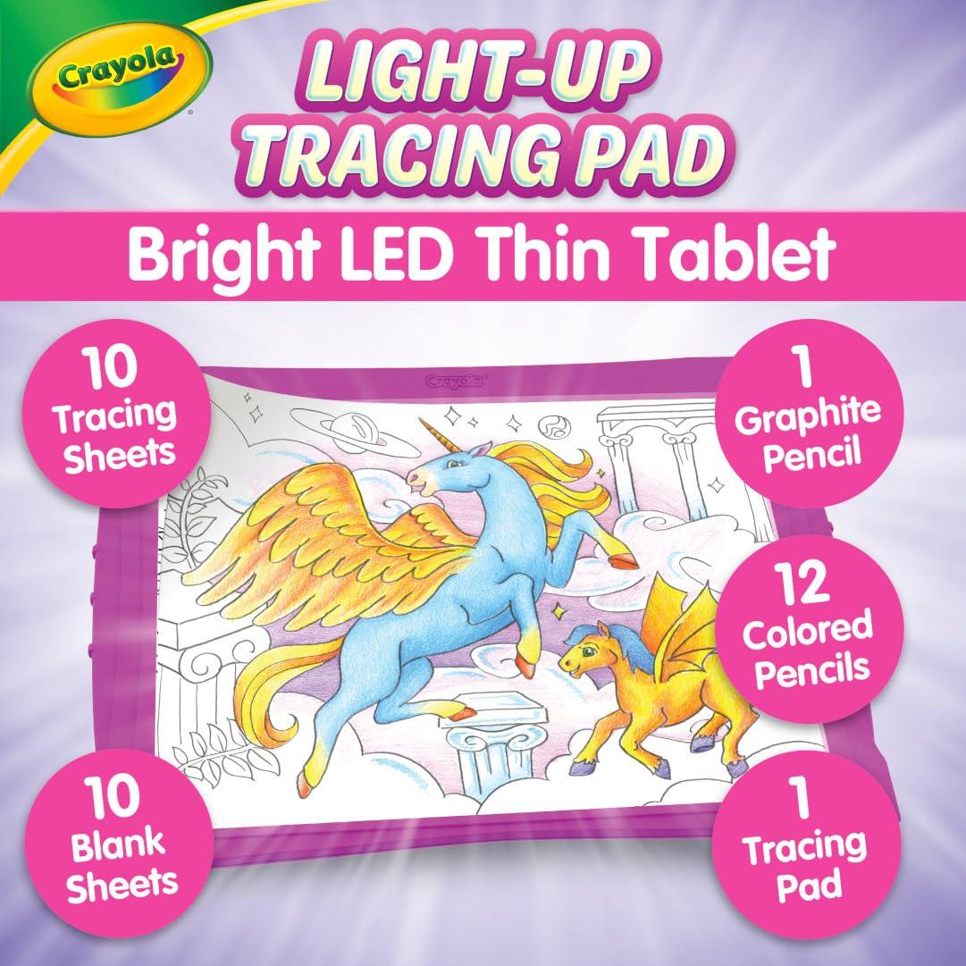 Crayola Crayola Light Up Tracing Pad - Pink, Art Kit for Kids, Kids Toys & Games, Light Box, Gifts for Girls & Boys, 6+ [Amazon Exclusive]