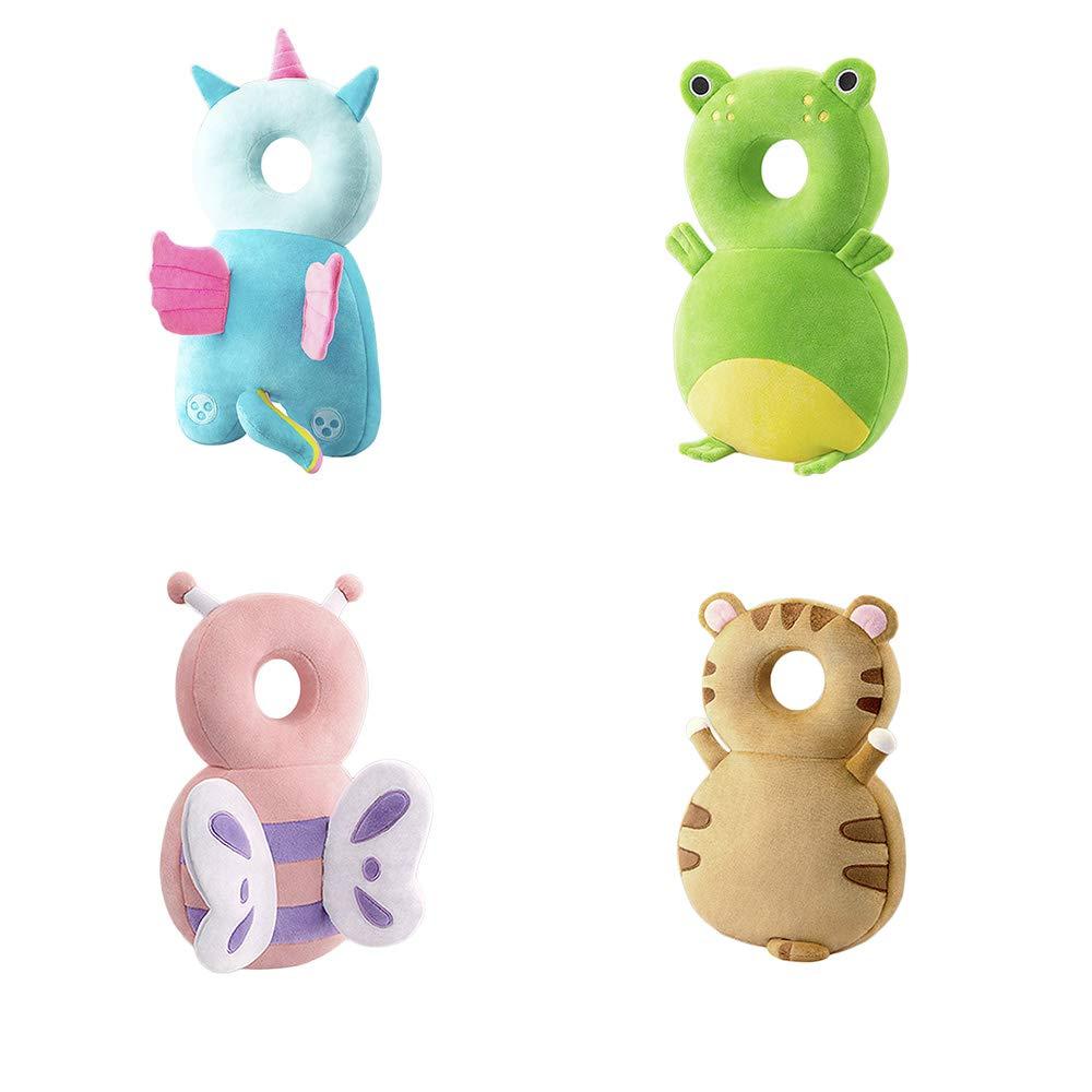 PerGar Baby Head Protector, Baby Head Protector Cushion Toddler, Adjustable Baby Head Protection Backpack, Baby Safety Headguard, Backpack Wear Safety Pad for Crawling and Walking(Angel)