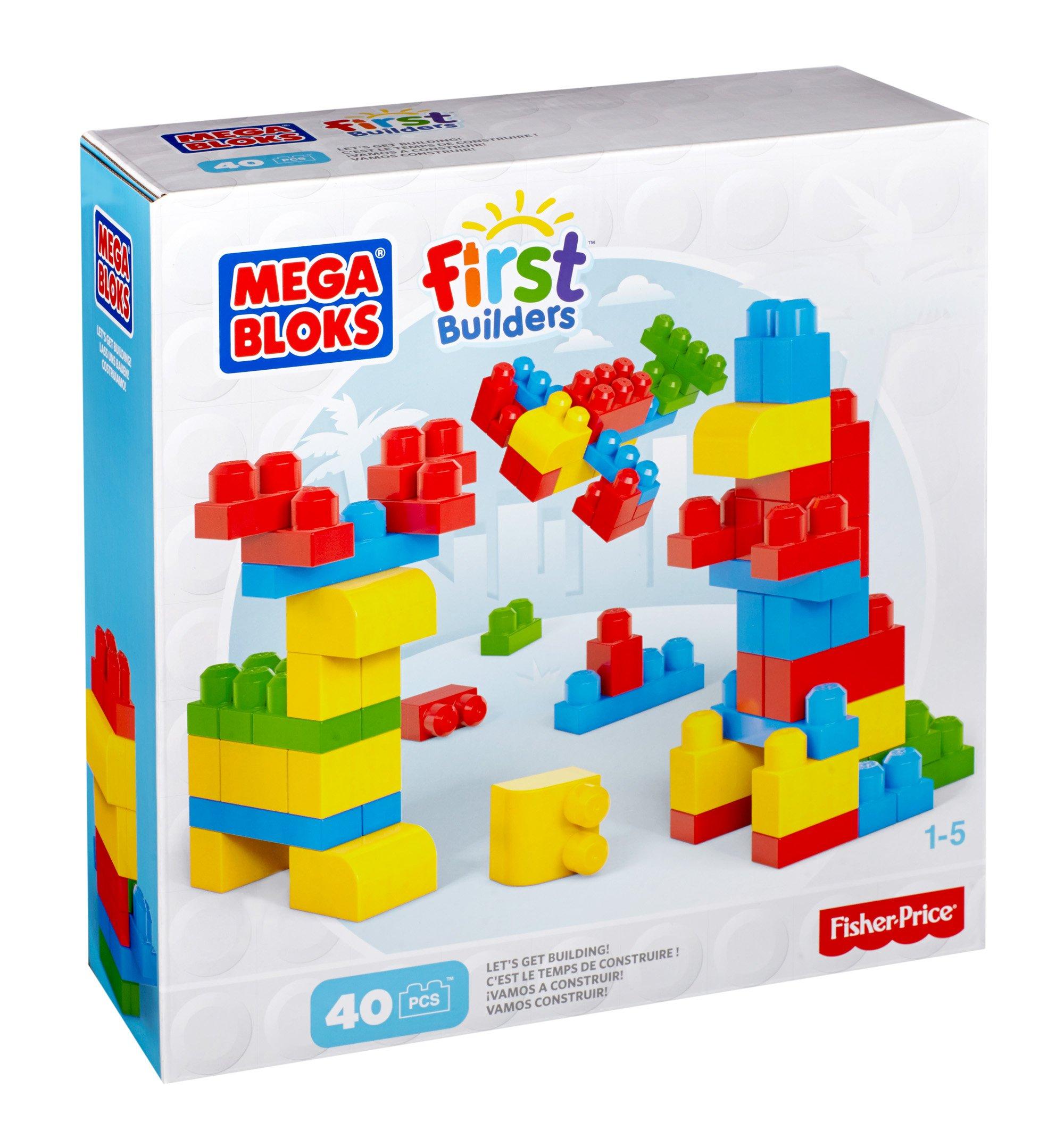 Mega Mega Bloks Let's Start Building 40 pieces
