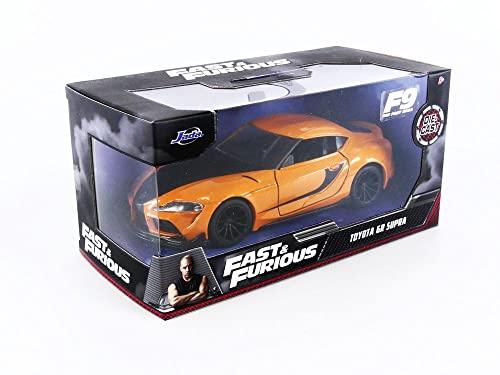 Jada Toys Jada Toys Fast & Furious 1:32 2020 Toyota Supra Die-cast Car, Toys for Kids and Adults,Yellow