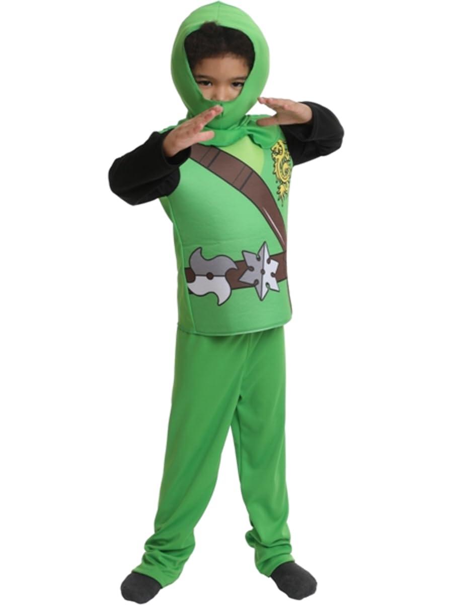 Karnival Costumes Mighty Green Ninja Child\'s Costume Large 7-8