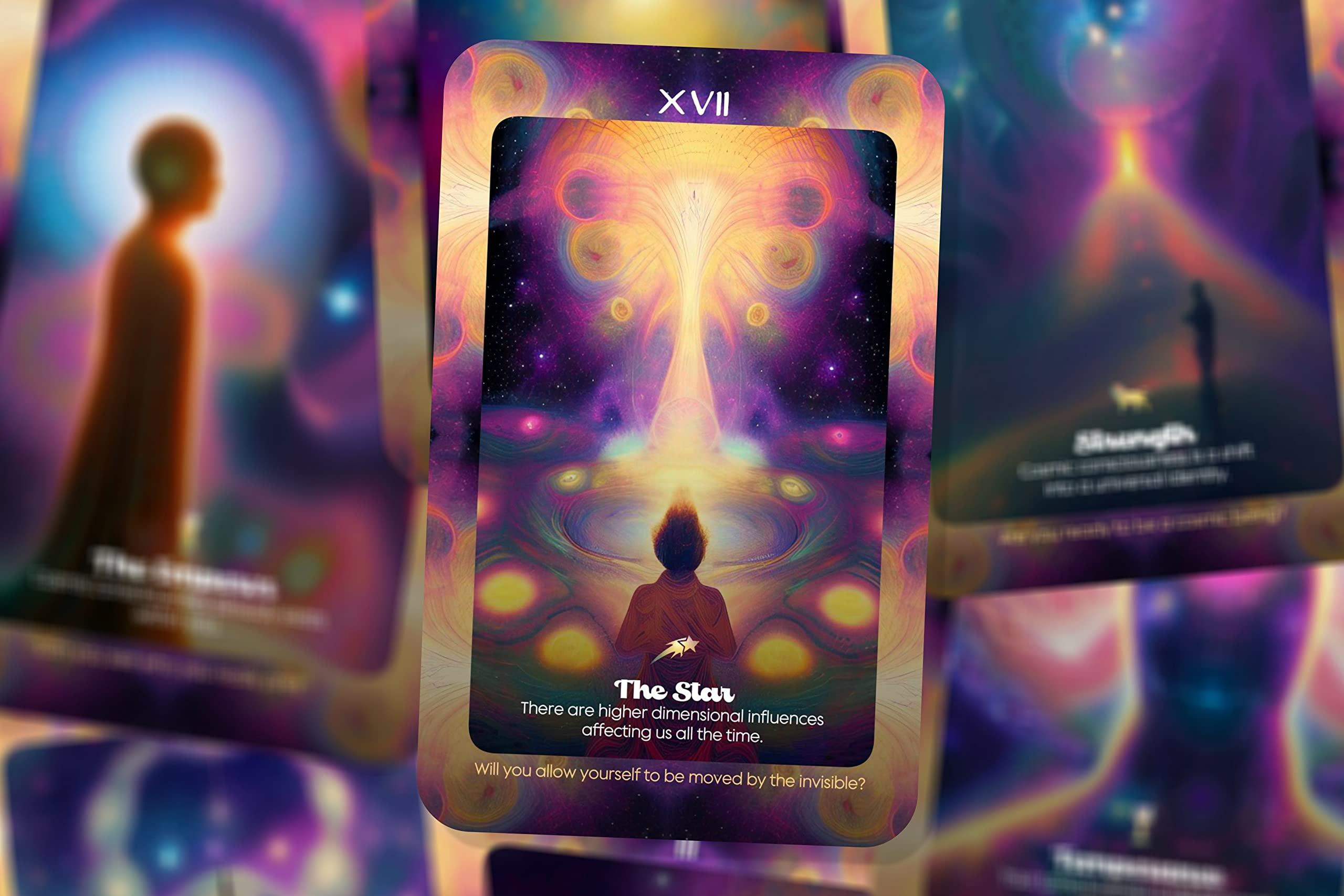 IBIZA TAROT Ibiza Tarot- Cosmic Consciousness - 22 Major Arcana| Fortune Telling Tarot Cards Deck for Beginners| Authentic Tarot Experience - Set of 22 Cards