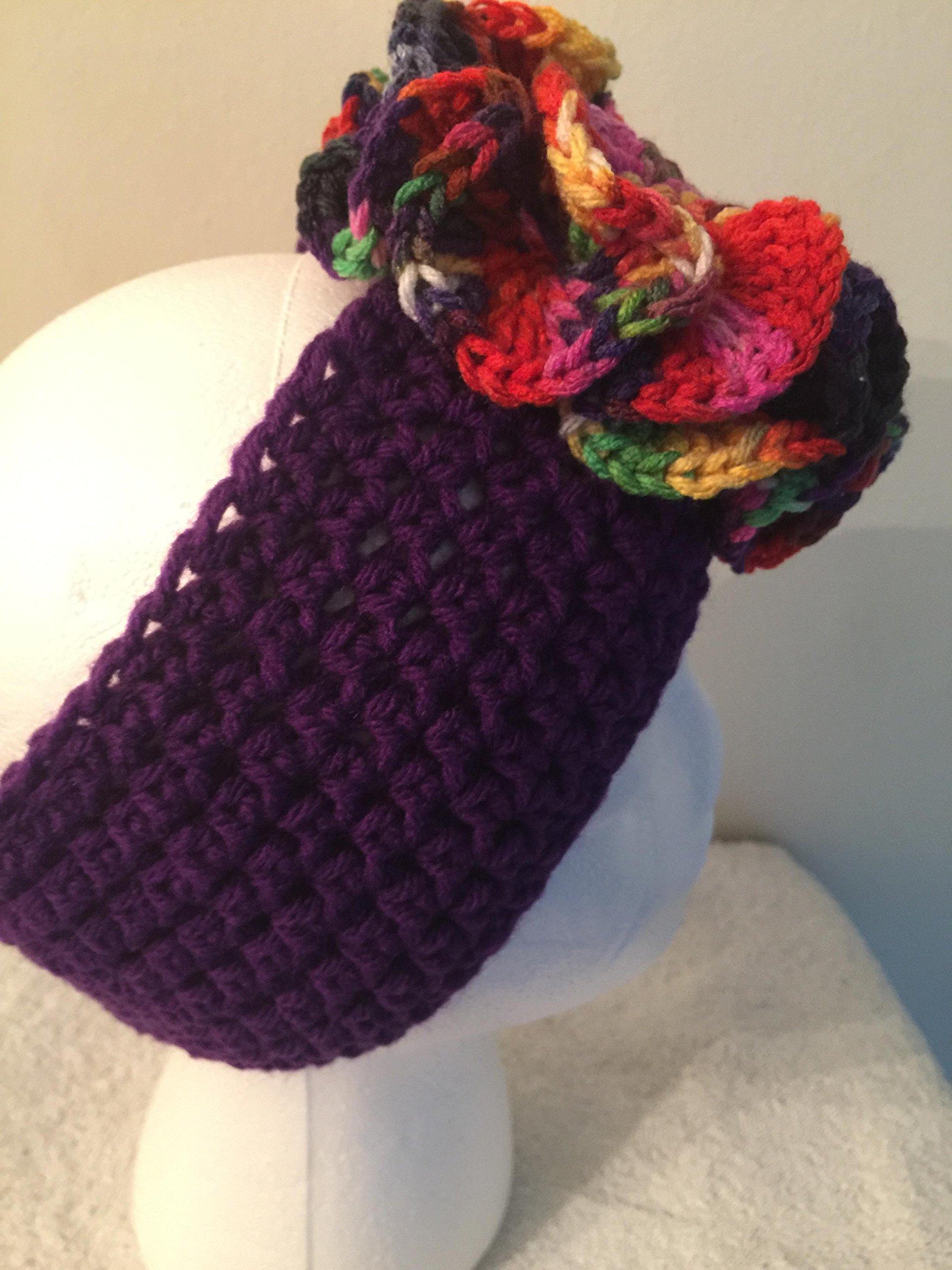 ToysCentral Basics Crochet Headband with flower bow accent.