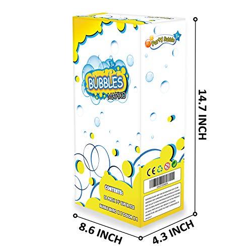 MAPIXO Bubble Wand, 28 Pack 14 Big Bubble Wands Bulk(7 Colors), Non-Toxic Smelless Bubble Toy for Kid Child Birthday Party Favor Wedding Summer Outdoor Pool Activity Bathroom Bath Toys