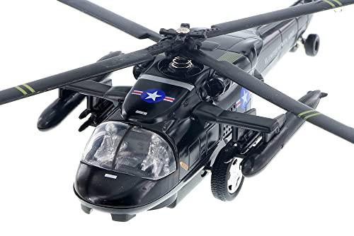 Playmaker Toys Playmaker Toys U.S. Army Sikorsky UH-60 Black Hawk Helicopter 10" Die Cast Metal Model Toy (Colors May Very)