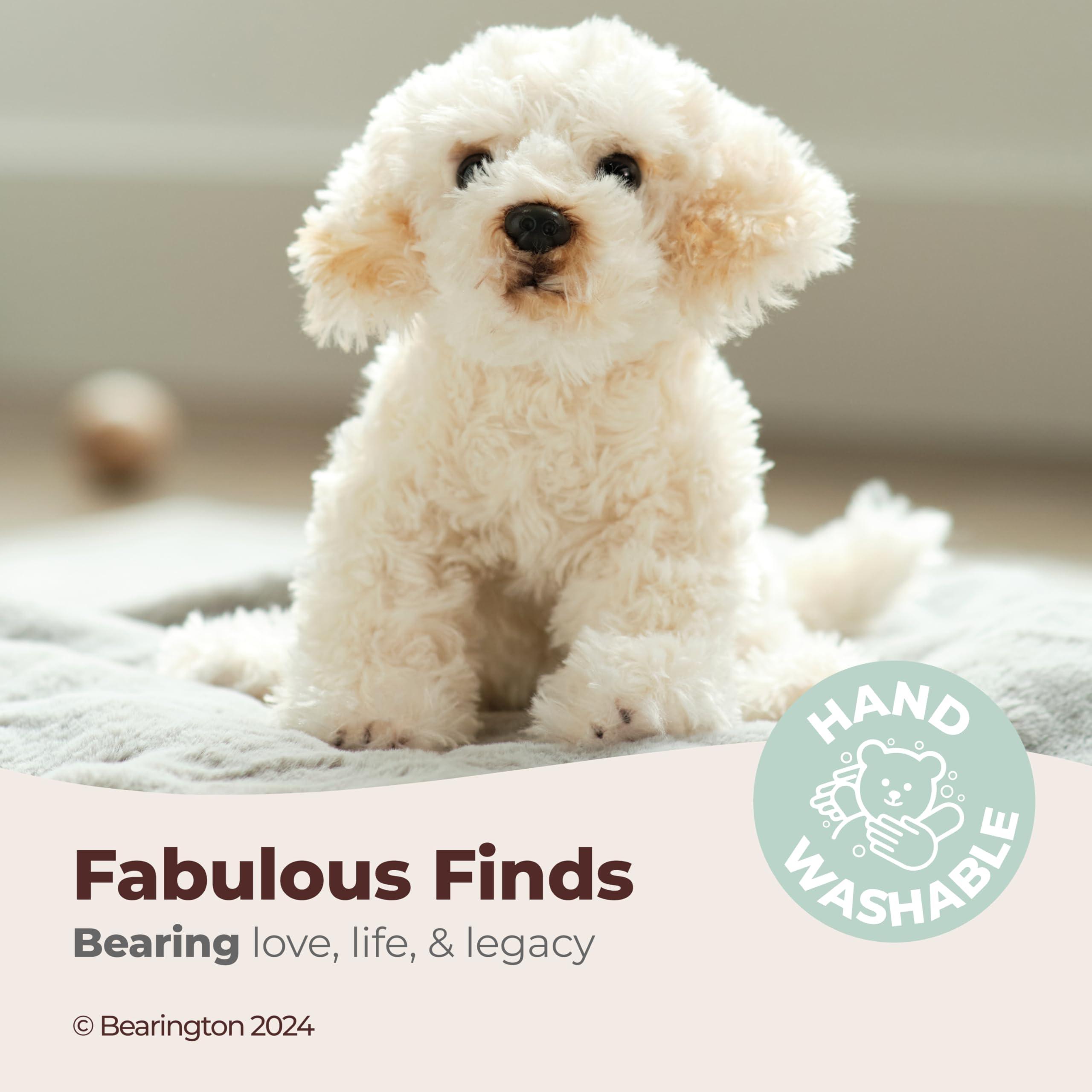 Bearington Collection Bearington White Dog Stuffed Animal 13 In - Puppy Stuffed Animals - Plush Dog Toys for Kids Maltipoo Labradoodle Plushies