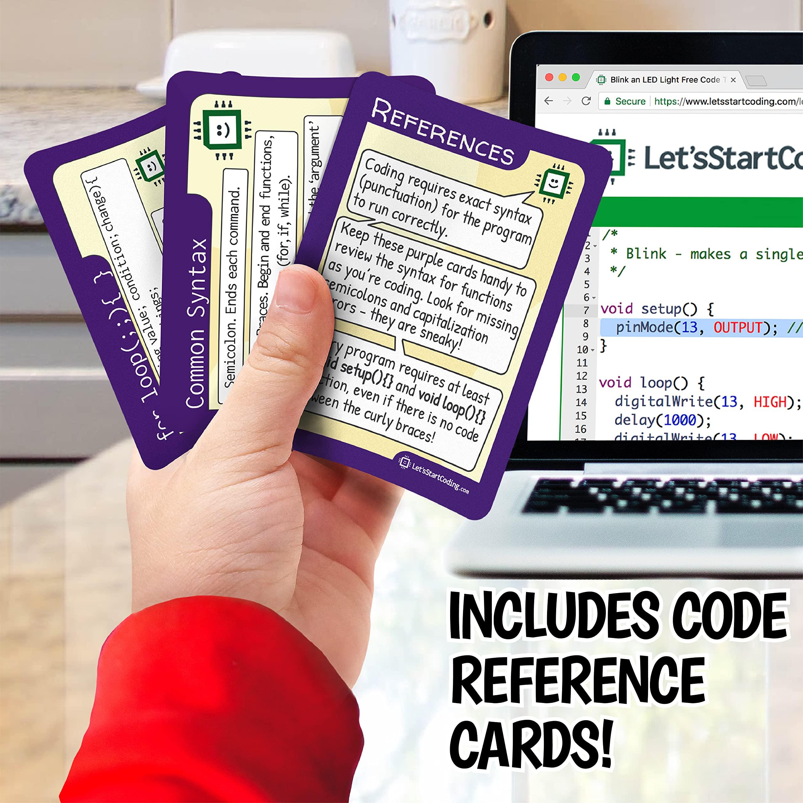 Let's Start Coding Code Rocket Coding Toy for Kids 8+. Girls & Boys Learn Block & Typed C++ Programming with Circuits. 20+ Space-Themed Projects Teach Code Hands-On. All-Inclusive Coding Game for Kids Ages 8-12+ & Teens