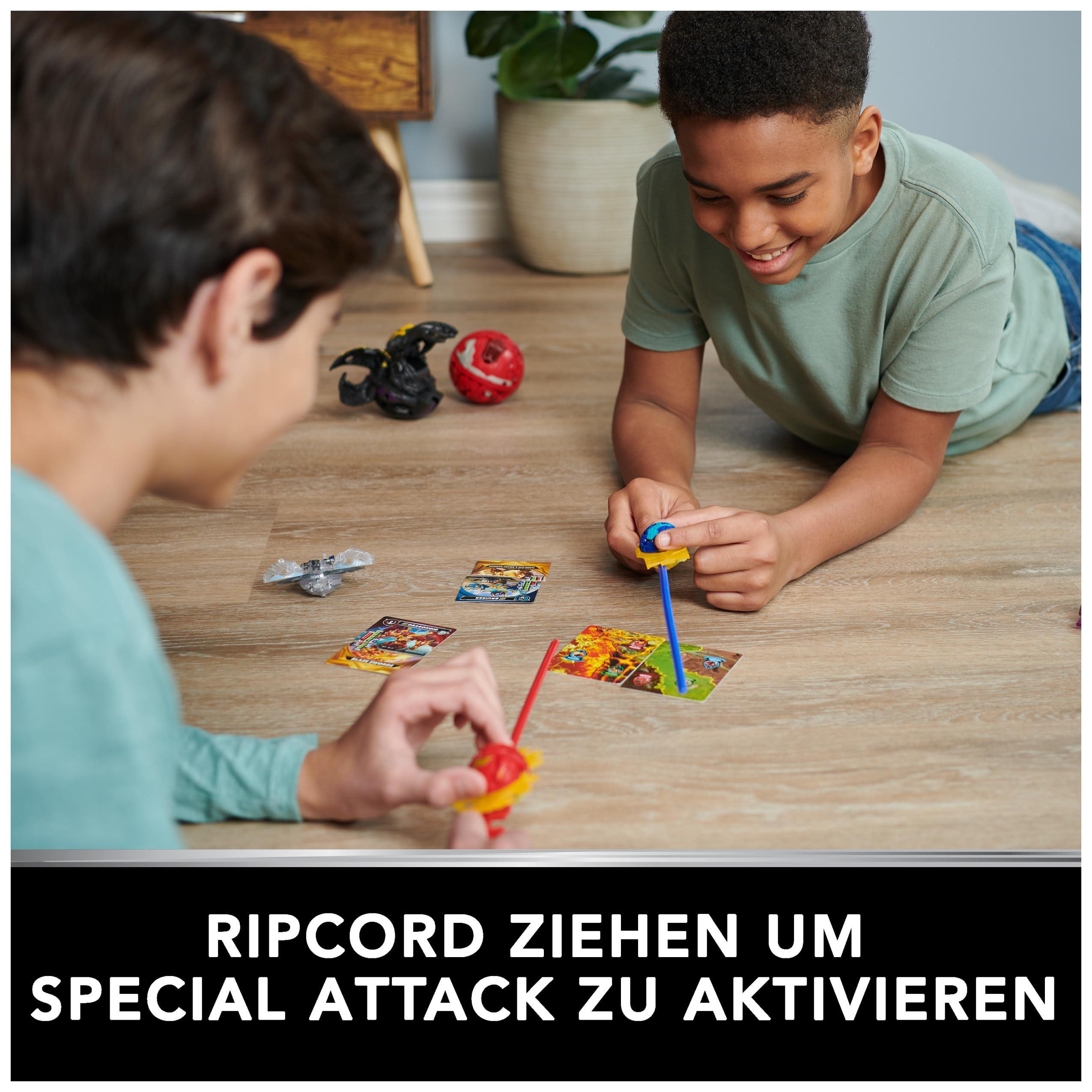 Bakugan Bakugan Battle 5-Pack, Special Attack Dragonoid, Ventri, Bruiser, Octogan, Trox; Customizable, Spinning Action Figures, Kids Toys for Boys and Girls 6 and up