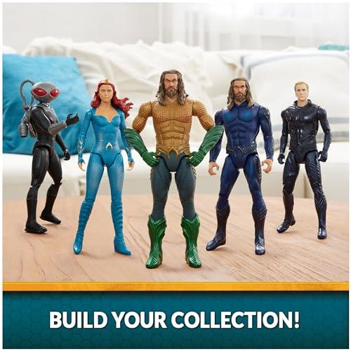 Aquaman DC Comics, Aquaman Action Figure, 12-inch, Detailed Sculpt and Movie Styling, Easy to Pose, Collectible Superhero Kids Toys for Boys & Girls