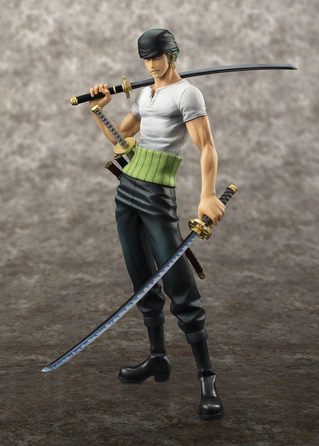 Megahouse Megahouse One Piece Portrait of Pirates: Limited Edition Roronoa Zoro 10th Anniversary 1:8 Scale PVC Figure